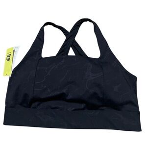 All in motion black sports bra
